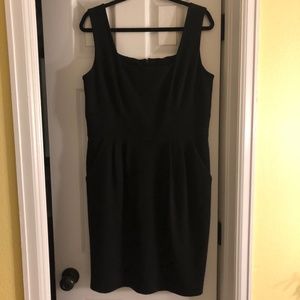 Talbots Fitted Black Dress